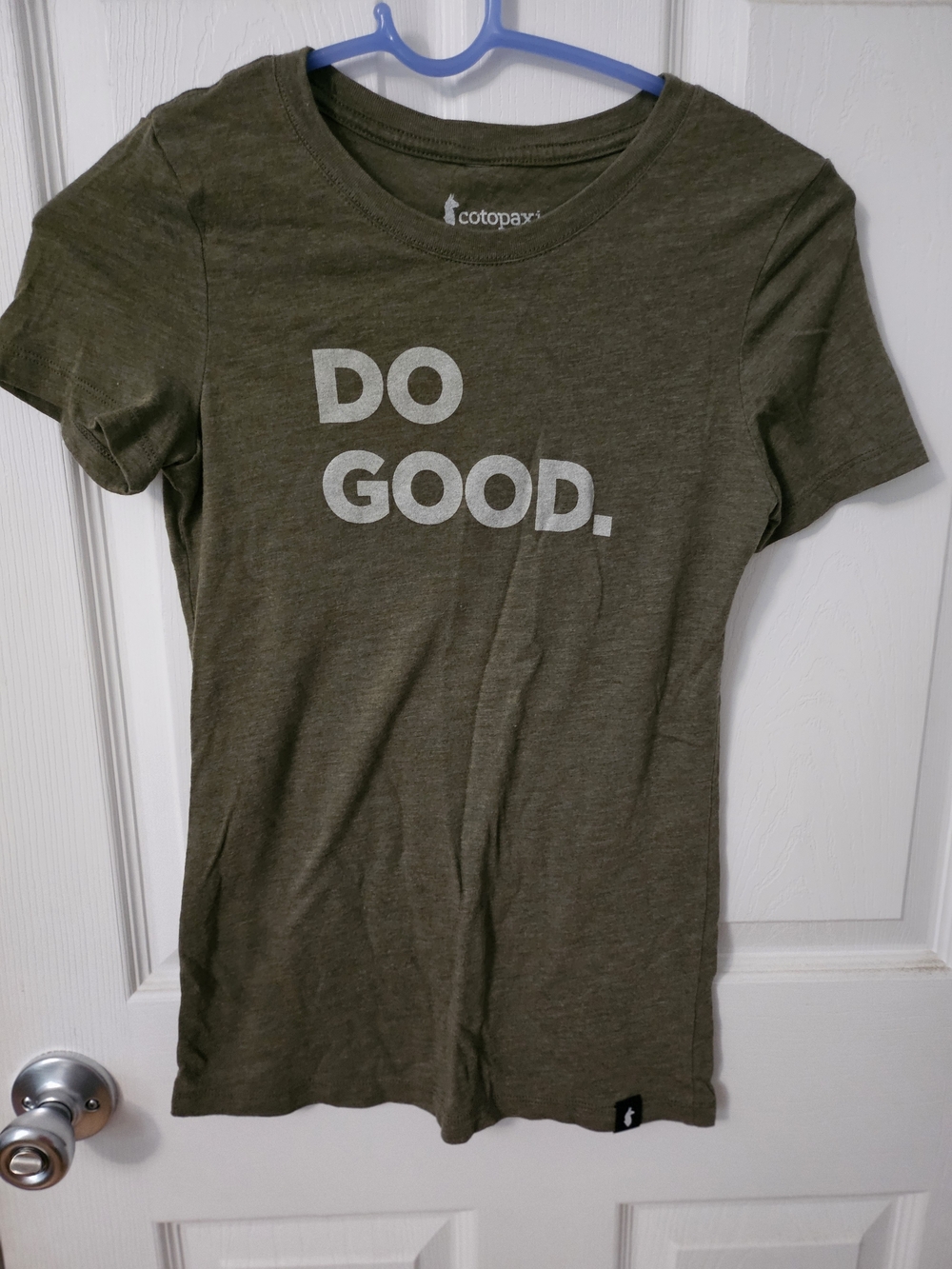 cotopaxi Olive Green "DO GOOD." Graphic Tee